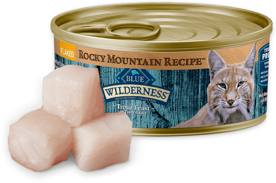 BLUE Buffalo Wilderness Rocky Mountain Recipe Flaked Trout Feast - Adult Cat